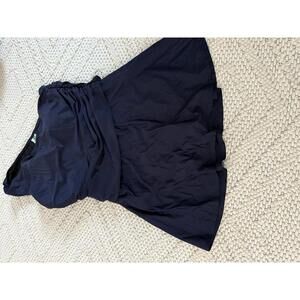 J.Crew Women's One-Shoulder Swim Dress NAVY